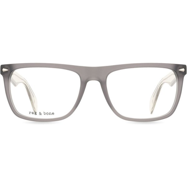 Rag & Bone RNB7001 KB7 Men's Eyeglasses Clear Size 55 - Blue Light Block Available
