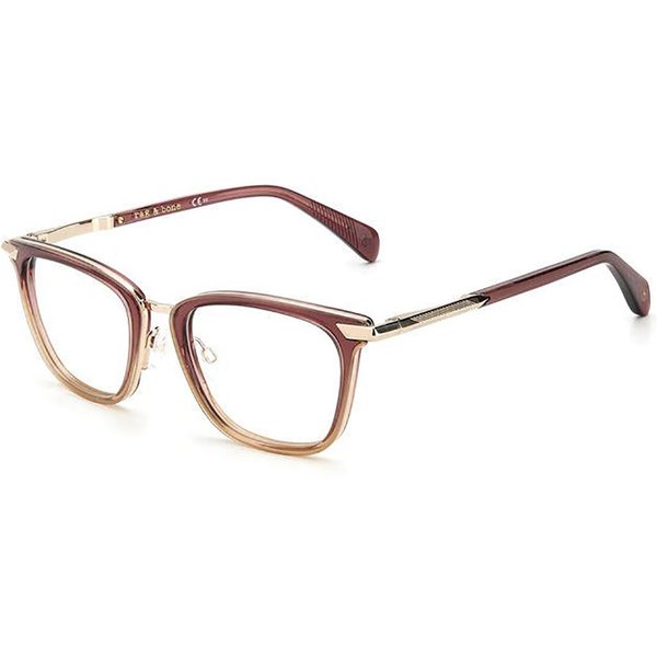 Rag & Bone RNB8001 B3V Men's Eyeglasses Brown Size 51 - Blue Light Block Available