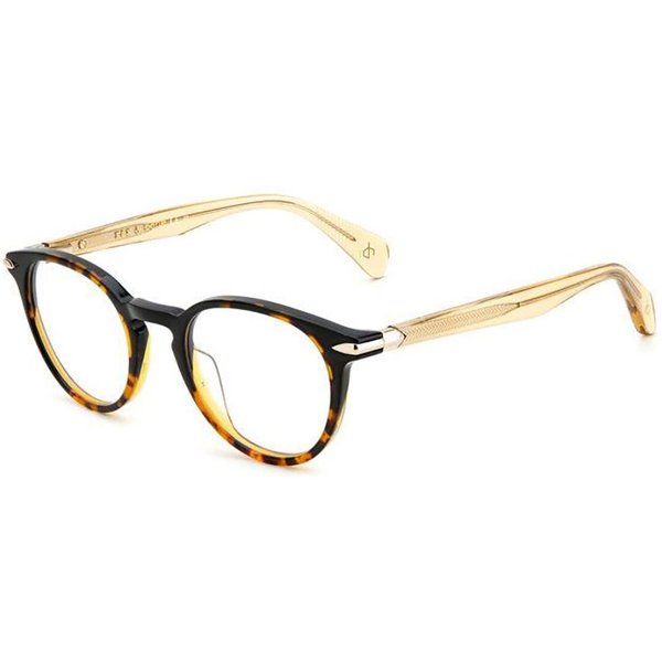 Rag & Bone RNB8003 W4A Men's Eyeglasses Tortoiseshell Size 48 - Blue Light Block Available