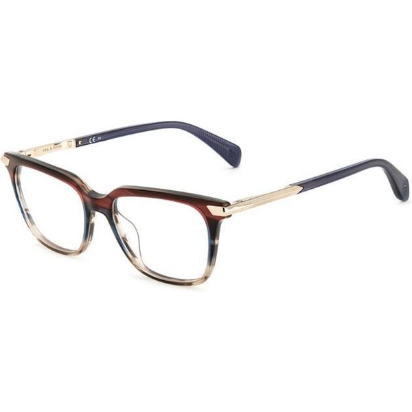Rag & Bone RNB3055 V43 Women’s Eyeglasses Brown Size 51 - Blue Light Block Available