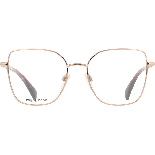 Rag & Bone RNB3056/G Asian Fit AU2 Women’s Eyeglasses Gold Size 53 - Blue Light Block Available