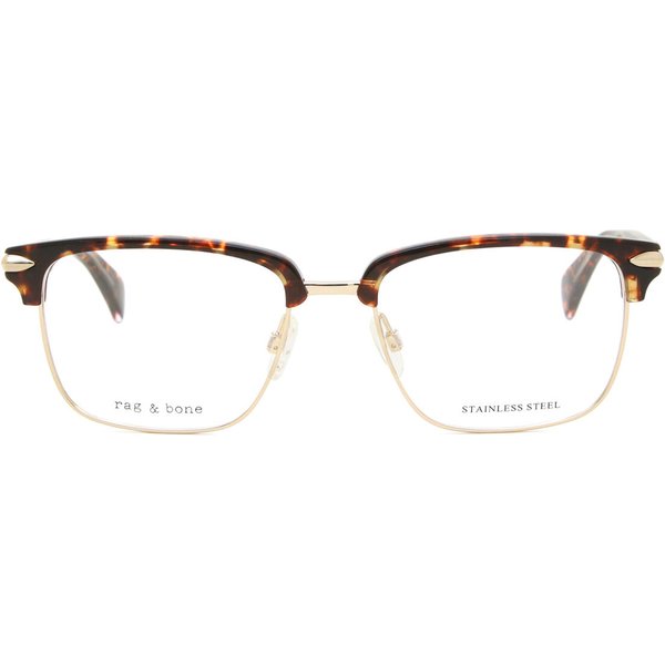 Rag & Bone RNB7038/G 086 Men's Eyeglasses Gold Size 53 - Blue Light Block Available