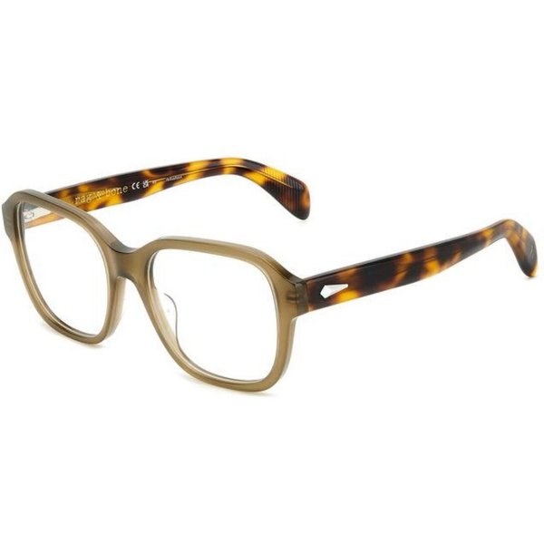 Rag & Bone RNB7056/G Asian Fit 1ED Men's Eyeglasses Green Size 54 - Blue Light Block Available