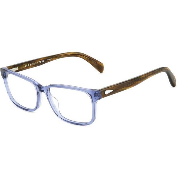 Rag & Bone RNB7059/G Asian Fit PJP Men's Eyeglasses Blue Size 58 - Blue Light Block Available