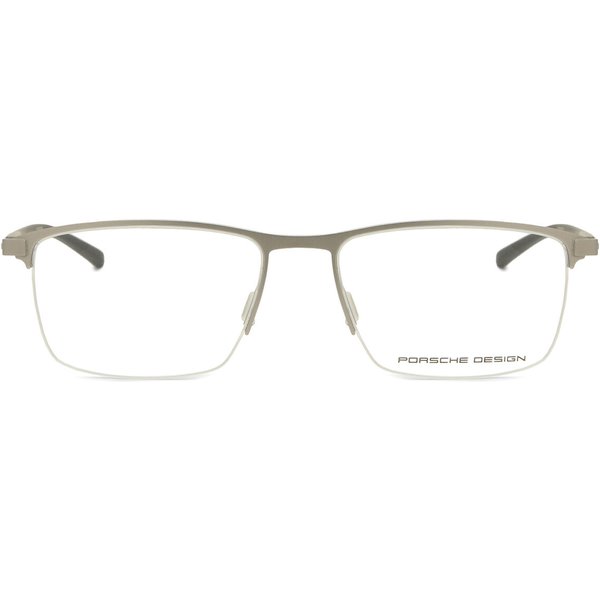 Porsche Design P8371 B Men's Eyeglasses Silver Size 54 - Blue Light Block Available