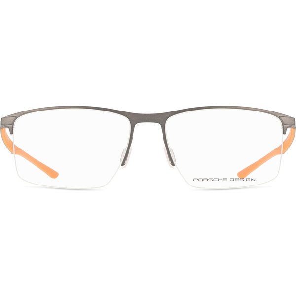 Porsche Design P8752 D Men's Eyeglasses Grey Size 55 - Blue Light Block Available