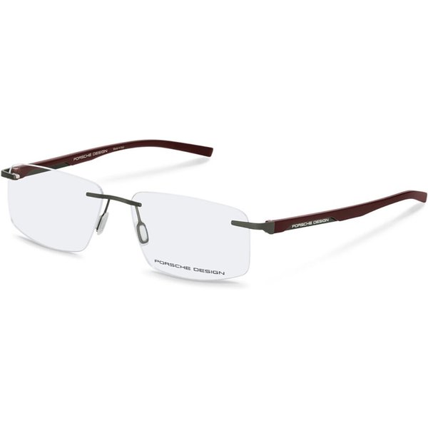 Porsche Design P8748 C0S1 Men's Eyeglasses Grey Size 58 - Blue Light Block Available
