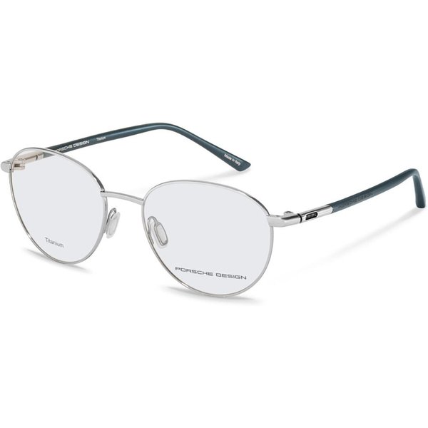 Porsche Design P8767 B000 Men's Eyeglasses Silver Size 53 - Blue Light Block Available