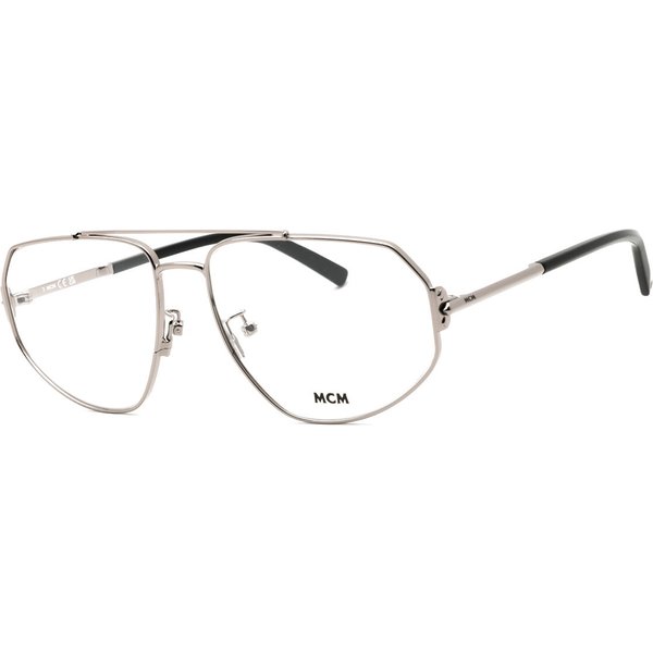 MCM MW5014-H 014 Men's Eyeglasses Silver Size 58 - Blue Light Block Available