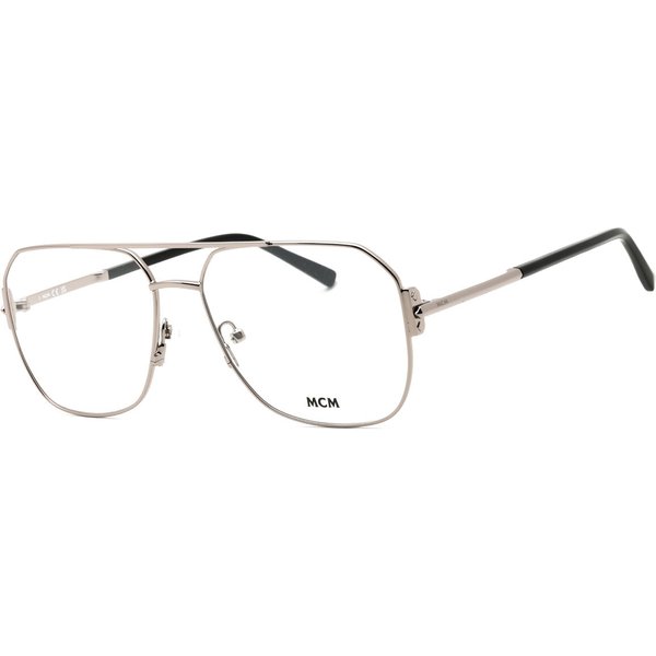 MCM MW5007 014 Men's Eyeglasses Silver Size 57 - Blue Light Block Available