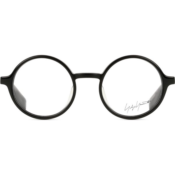 Yohji Yamamoto 1006 019 Men's Eyeglasses Black Size 47 - Blue Light Block Available