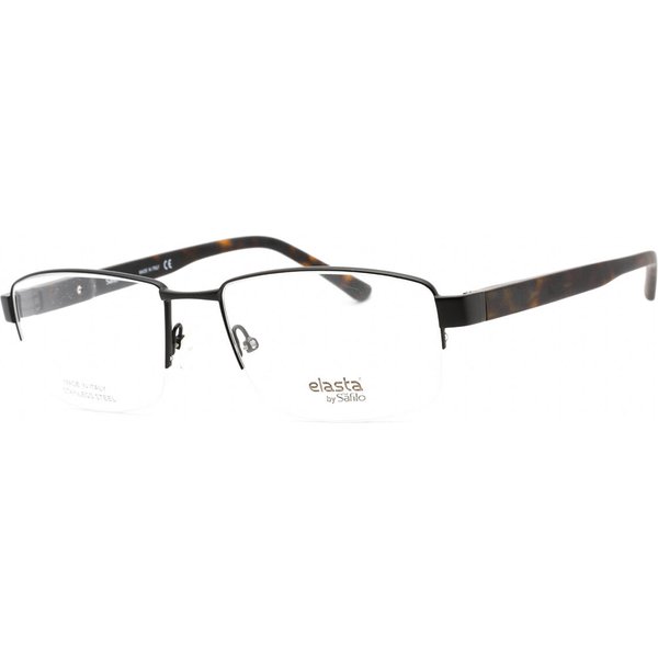 Elasta E 3122 0003 Men's Eyeglasses Black Size 56 - Blue Light Block Available