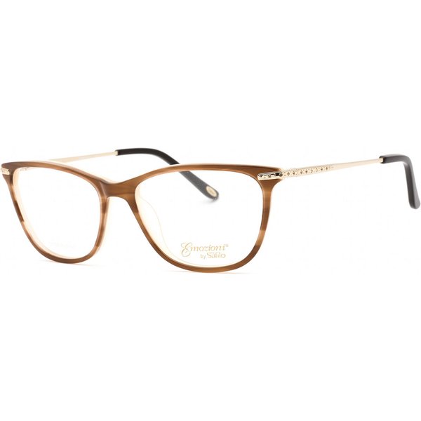 Emozioni EM 4056 0EX4 Women’s Eyeglasses Brown Size 53 - Blue Light Block Available