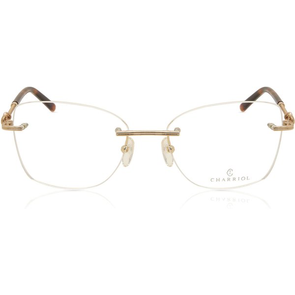 Charriol Philippe Charriol PC71027 C01 Men's Eyeglasses Gold Size 54 - Blue Light Block Available