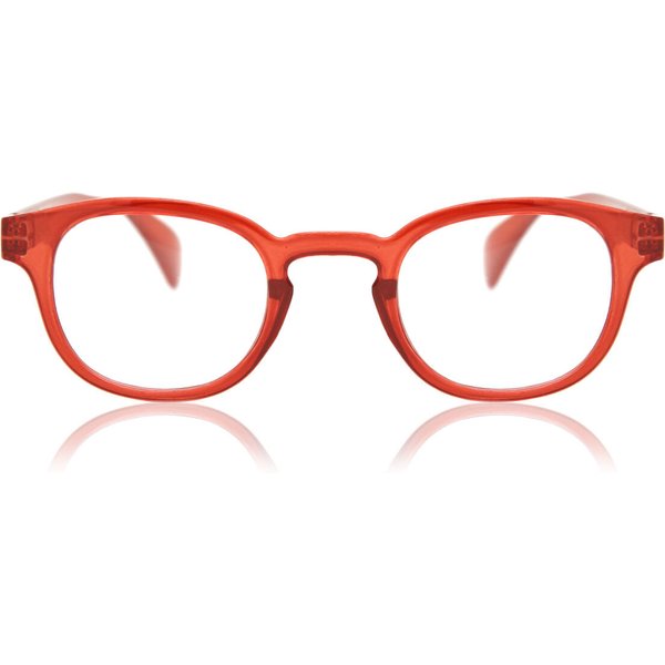 Croon Montel Red Men's Eyeglasses Red Size +1.00 - Blue Light Block Available