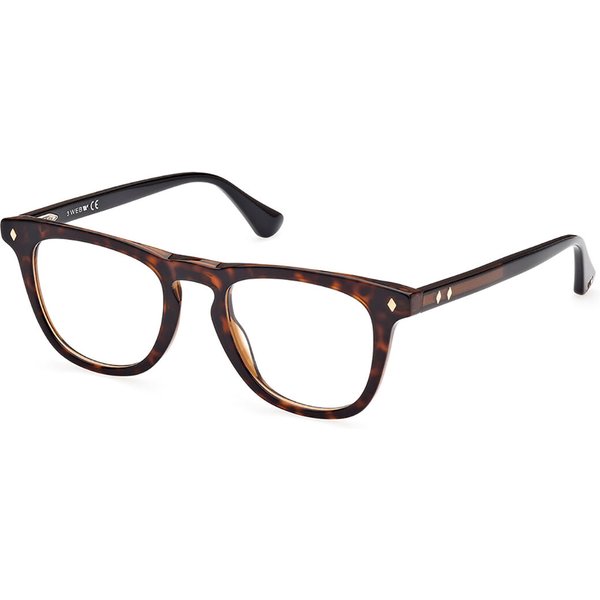 Web Eyewear WE5400 056 Men's Eyeglasses Tortoiseshell Size 49 - Blue Light Block Available