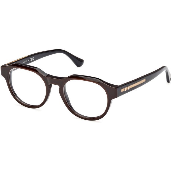 Web Eyewear WE5421 050 Men's Eyeglasses Brown Size 49 - Blue Light Block Available