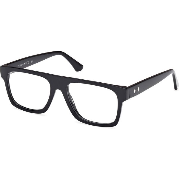 Web Eyewear WE5426 001 Men's Eyeglasses Black Size 55 - Blue Light Block Available