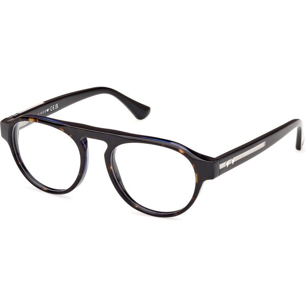 Web Eyewear WE5433 056 Men's Eyeglasses Tortoiseshell Size 52 - Blue Light Block Available