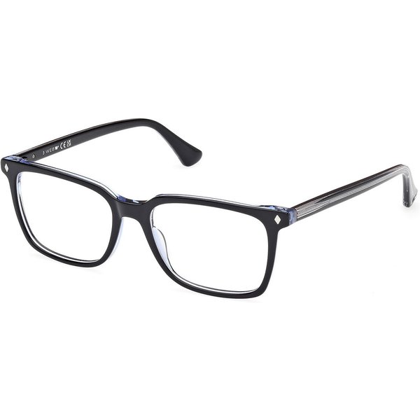 Web Eyewear WE5401 005 Men's Eyeglasses Black Size 56 - Blue Light Block Available
