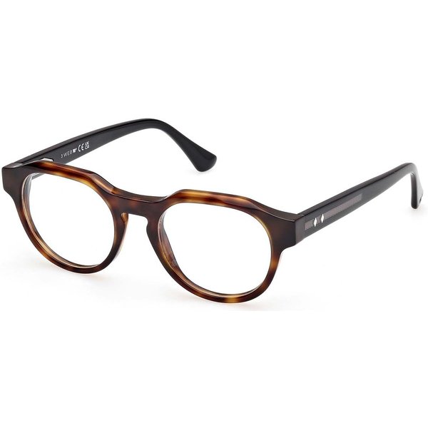 Web Eyewear WE5421 055 Men's Eyeglasses Tortoiseshell Size 49 - Blue Light Block Available