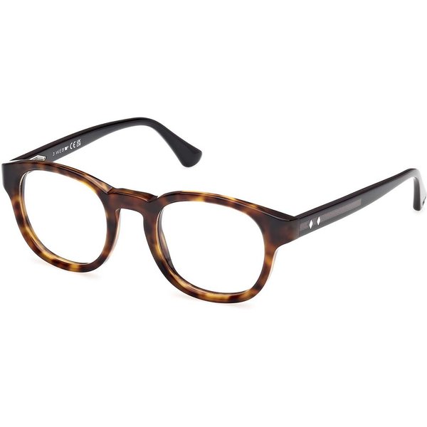 Web Eyewear WE5453 055 Men's Eyeglasses Tortoiseshell Size 48 - Blue Light Block Available