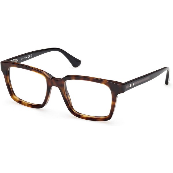 Web Eyewear WE5452 055 Men's Eyeglasses Tortoiseshell Size 52 - Blue Light Block Available