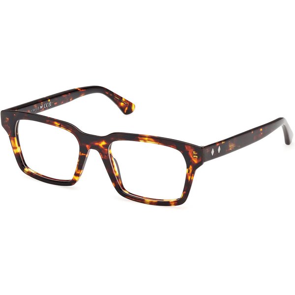 Web Eyewear WE5459 055 Men's Eyeglasses Tortoiseshell Size 53 - Blue Light Block Available