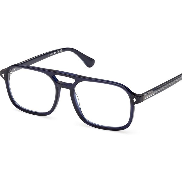 Web Eyewear WE5473 092 Men's Eyeglasses Blue Size 56 - Blue Light Block Available