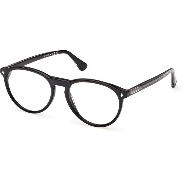 Web Eyewear WE5474 005 Men's Eyeglasses Black Size 54 - Blue Light Block Available