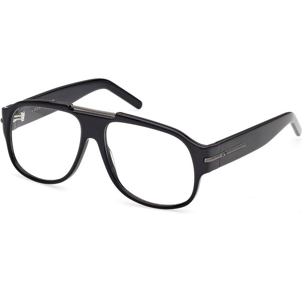 Web Eyewear WE5480 001 Men's Eyeglasses Black Size 57 - Blue Light Block Available
