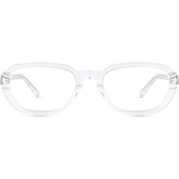 CHIMI B Clear Men's Eyeglasses Clear Size Standard - Blue Light Block Available