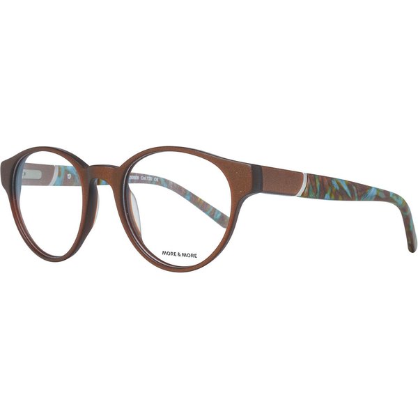 More & More 50508 720 Women’s Eyeglasses Brown Size 48 - Blue Light Block Available