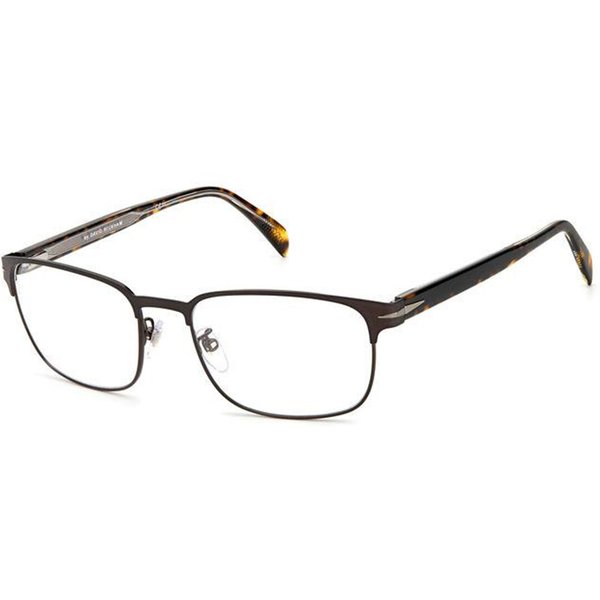 David Beckham DB 1066 05N Men's Eyeglasses Brown Size 54 - Blue Light Block Available