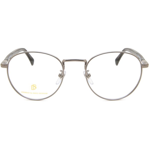David Beckham DB 1127 POH Men's Eyeglasses Silver Size 51 - Blue Light Block Available