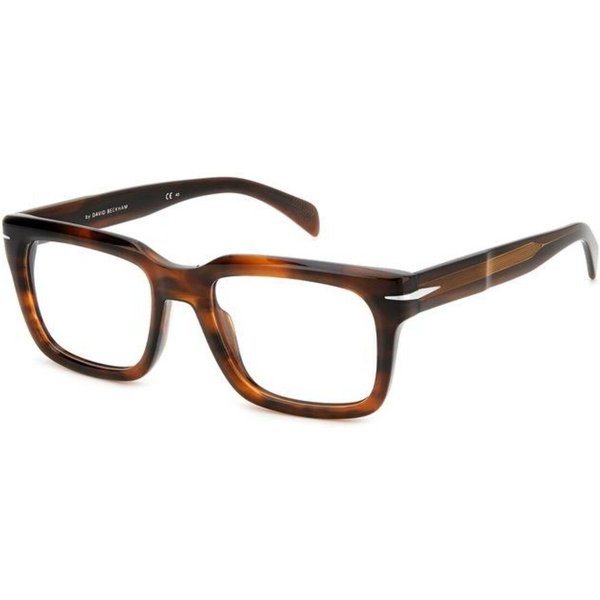 David Beckham DB 7107 ASA Men's Eyeglasses Brown Size 53 - Blue Light Block Available