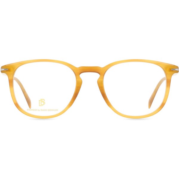 David Beckham DB 1160 B4L Men's Eyeglasses Yellow Size 49 - Blue Light Block Available