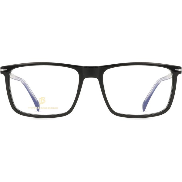 David Beckham DB 1181 ANS/2Y Blue-Light Block Men's Eyeglasses Black Size 57 - Blue Light Block Available