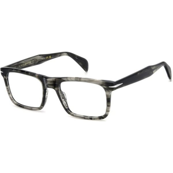 David Beckham DB 1191 2W8 Men's Eyeglasses Grey Size 55 - Blue Light Block Available