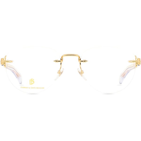David Beckham DB 7145 LOJ/2Y 青-Light Block サングラス - 男性用 - 金色