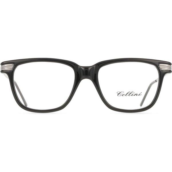 Cellini 1417 A Men's Eyeglasses Black Size 48 - Blue Light Block Available