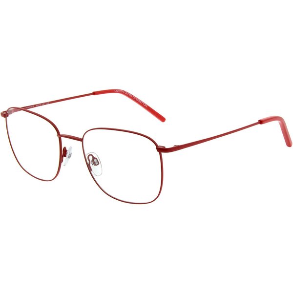 United Colors of Benetton 3028 235 Men's Eyeglasses Red Size 55 - Blue Light Block Available