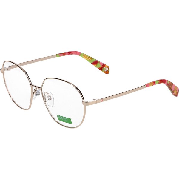 United Colors of Benetton 3073 402 Women’s Eyeglasses Gold Size 55 - Blue Light Block Available