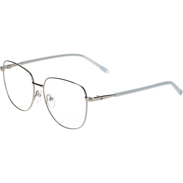 United Colors of Benetton 3091 879 Women’s Eyeglasses Silver Size 53 - Blue Light Block Available