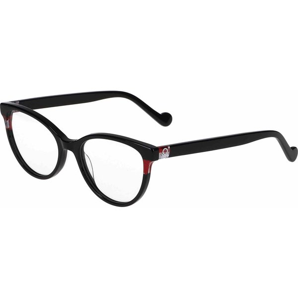 United Colors of Benetton 1144 053 Women’s Eyeglasses Black Size 51 - Blue Light Block Available