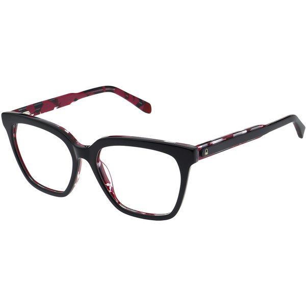 United Colors of Benetton BEO1183 001 Women’s Eyeglasses Black Size 53 - Blue Light Block Available
