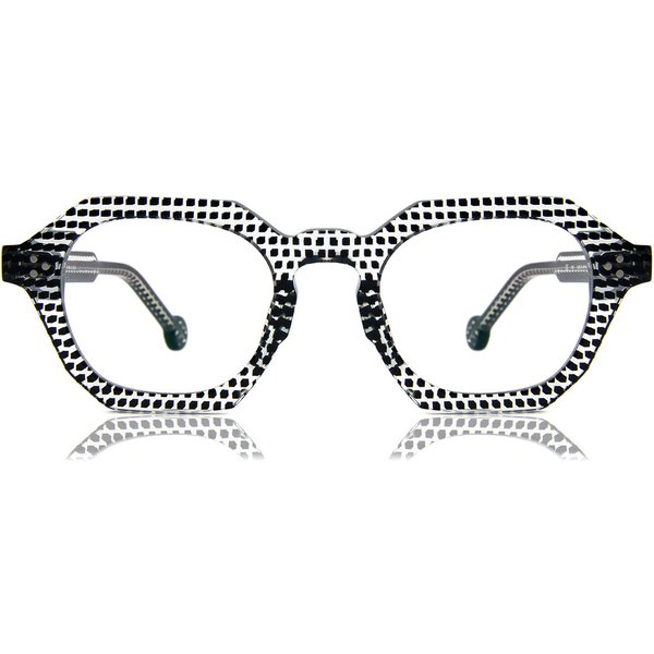 LA Eyeworks Goodall 603 Men's Eyeglasses Black Size 49 - Blue Light Block Available