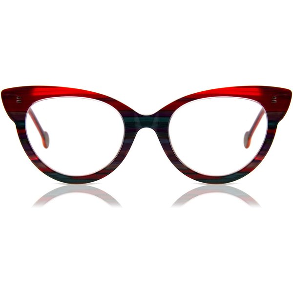 LA Eyeworks Archie 958 サングラス - 女性用 - 赤