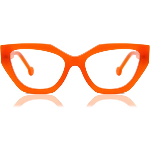 LA Eyeworks Gibson 262 Women’s Eyeglasses Orange Size 52 - Blue Light Block Available