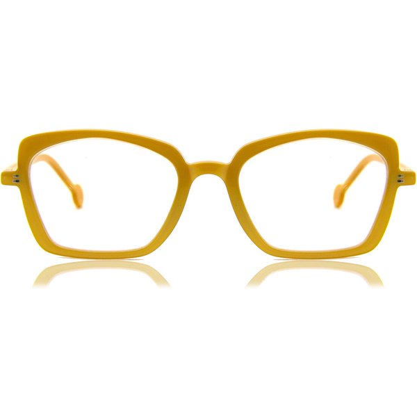 LA Eyeworks Loquat 955 Men's Eyeglasses Yellow Size 51 - Blue Light Block Available